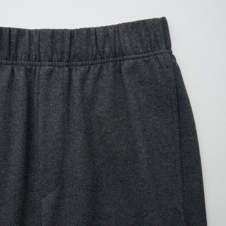 tops de mujer de jersey cepillado uniqlo en marrón oscuro