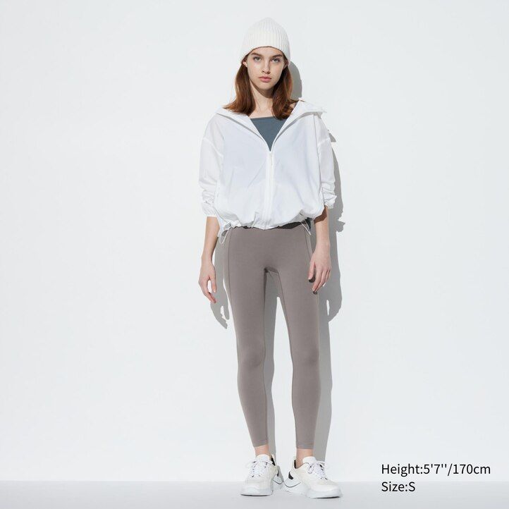 camiseta negra uniqlo airism ultra soft con bolsillos para mujer