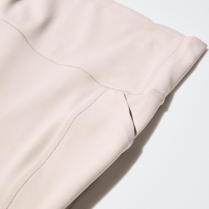 camiseta negra uniqlo airism ultra soft con bolsillos para mujer