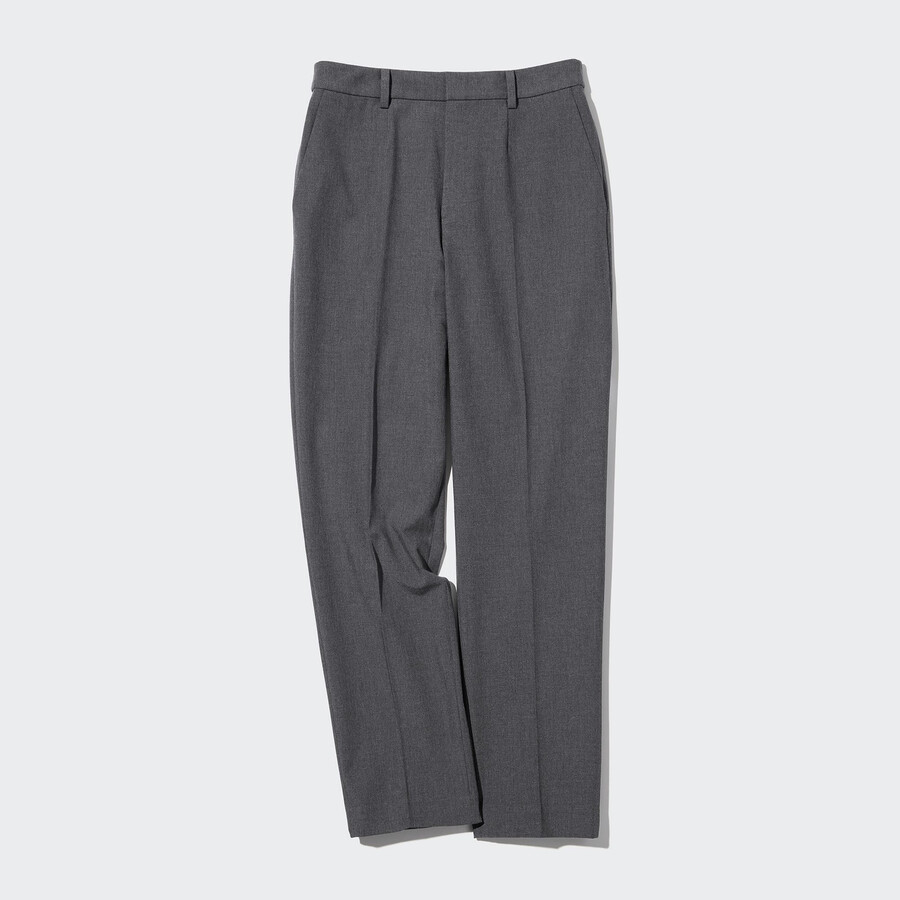 tops elegantes hasta el tobillo grises uniqlo para mujer