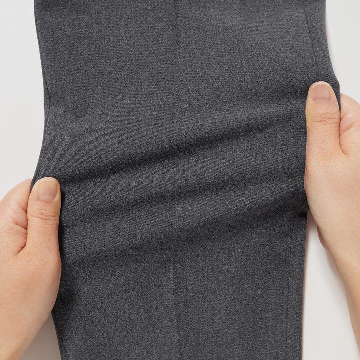 tops elegantes hasta el tobillo grises uniqlo para mujer