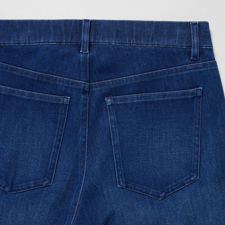 tops vaqueros ultraelásticos uniqlo para mujer en azul