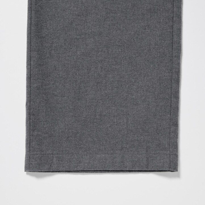 tops de franela uniqlo gris oscuro para mujer