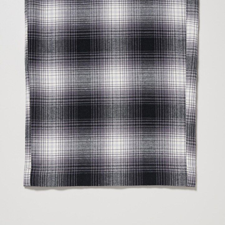 tops de franela uniqlo para mujer en gris