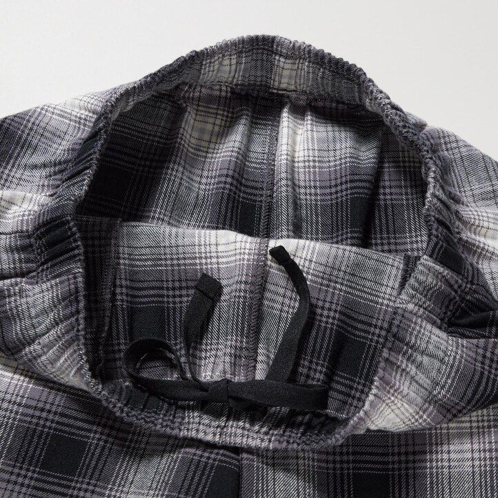 tops de franela uniqlo para mujer en gris