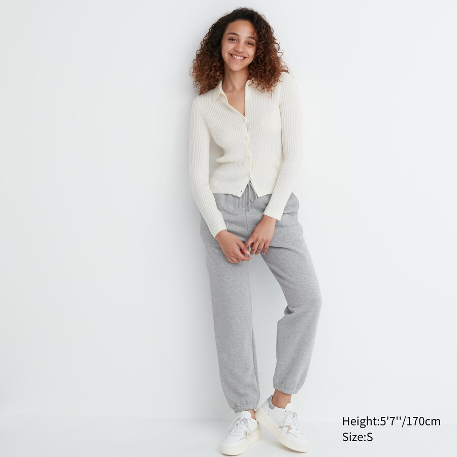 joggers uniqlo para mujer color gris