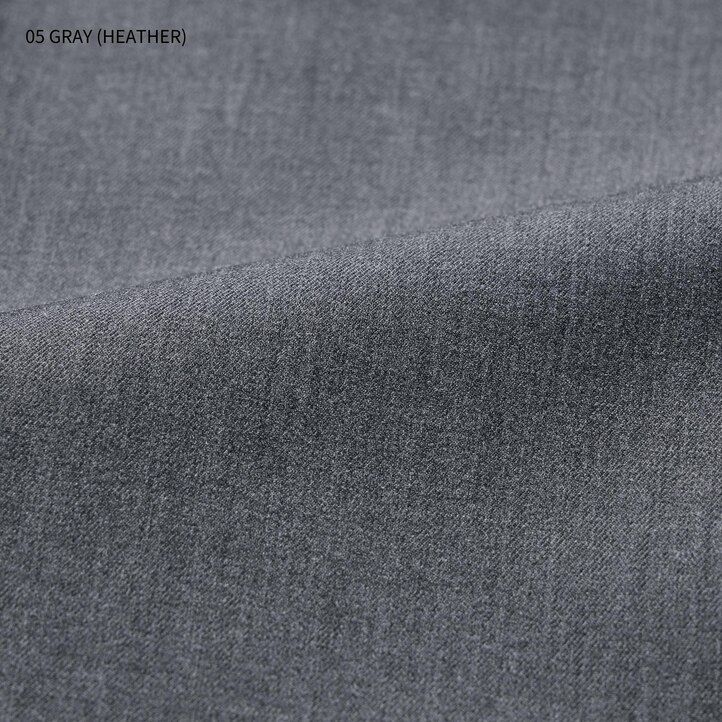 tops plisados de pierna ancha uniqlo para mujer en gris