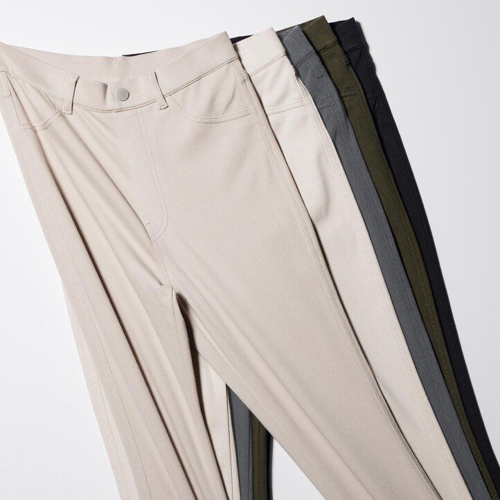 tops de tiro alto ultraelásticos uniqlo heattech grises para mujer