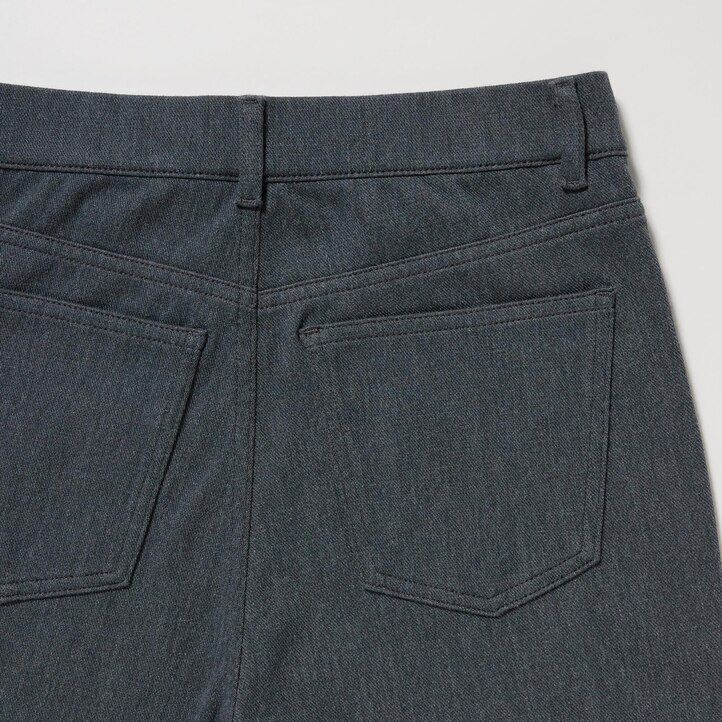 tops de tiro alto ultraelásticos uniqlo heattech grises para mujer